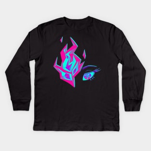 Eye Flame Kids Long Sleeve T-Shirt